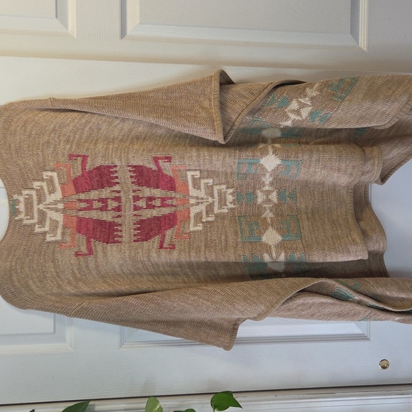 Lauren Ralph Lauren Tannia Boatneck Poncho Sweater - Picture 7 of 7